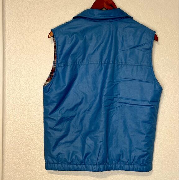 LA Blanca Sport VTG Thinsulate 3M Zip up Vest Blue Men's Med - Picture 2 of 7